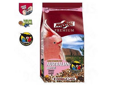 VERSELE - LAGA PRESTIGE AUSTRALIAN PARROT WITH V.A.M PELLETS 2kg
