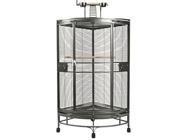 RC MONTREAL (BOWFRONTED CORNER CAGE)